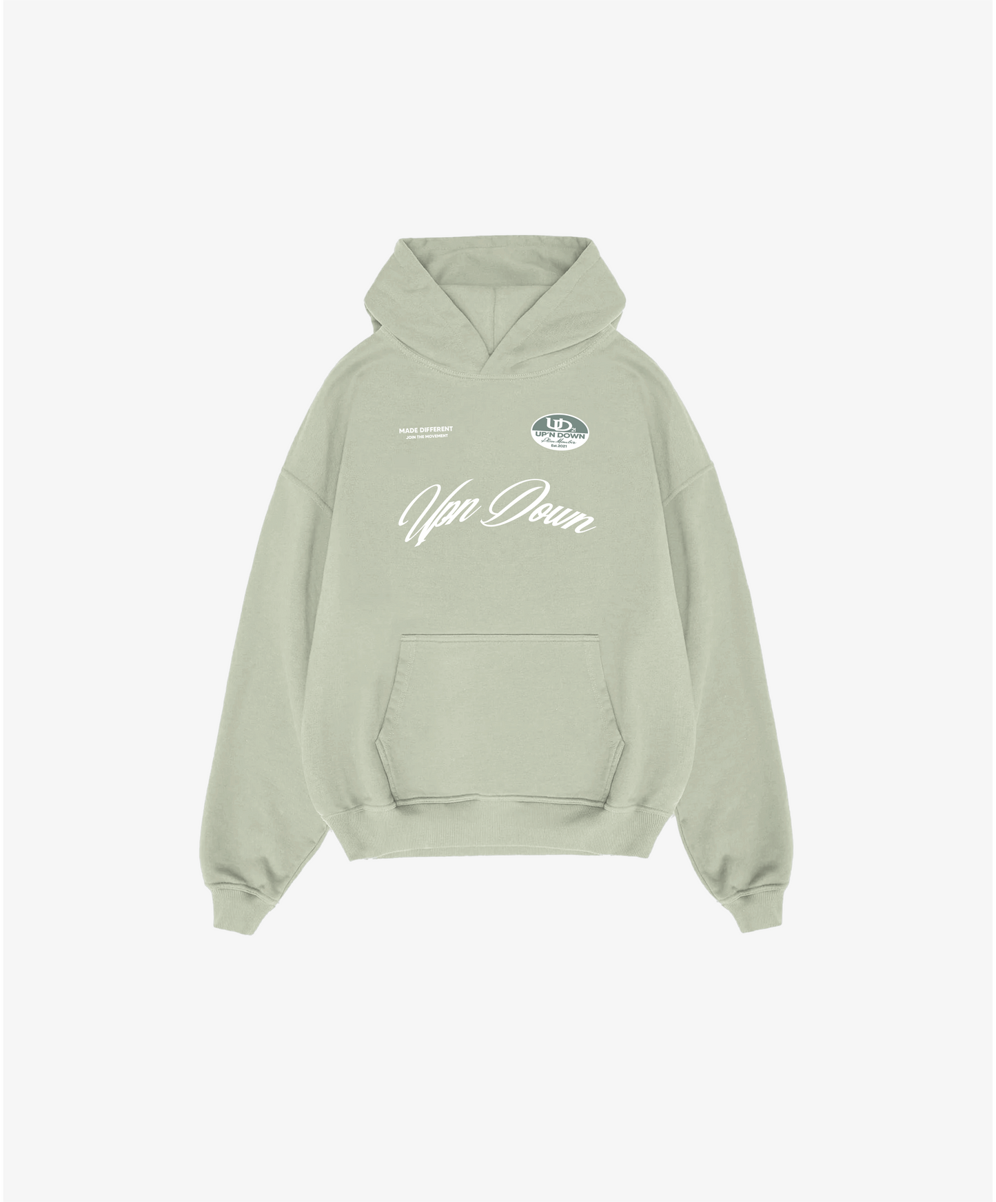 HOODIE BRODÉ — SAGE
